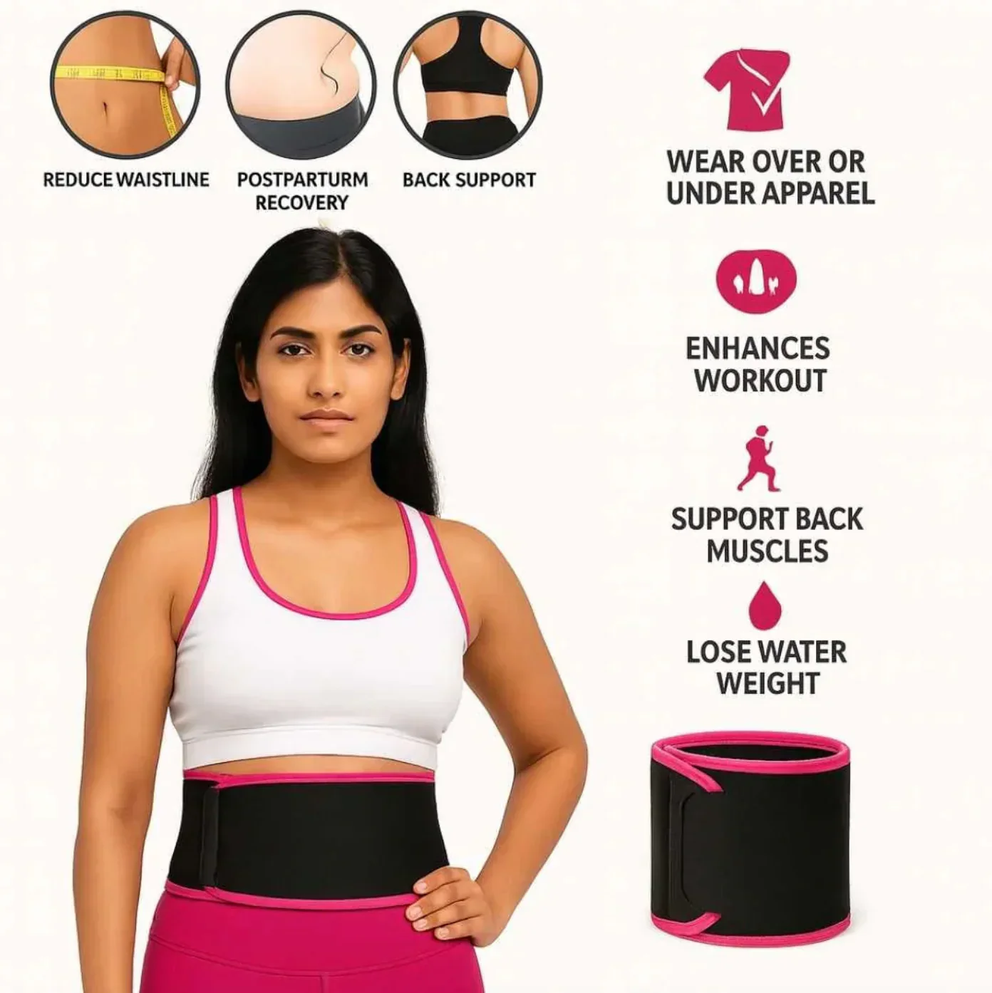 Tummy Fat Burner Adjustable Belt For Men & Woman - Image 3
