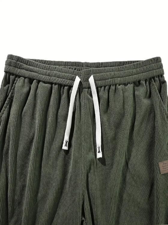 Men's Loose Fit Corduroy Cargo Style Trouser - Image 4